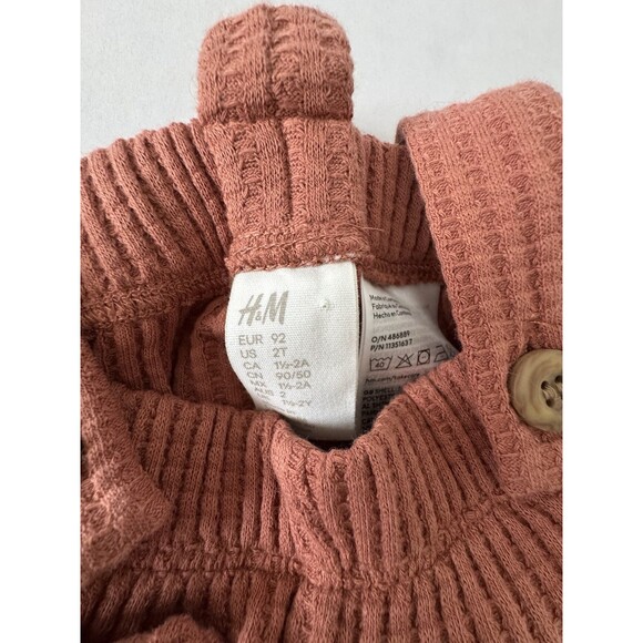 H&M Rust Orange Unisex 2T Short Overall - Picture 7 of 7